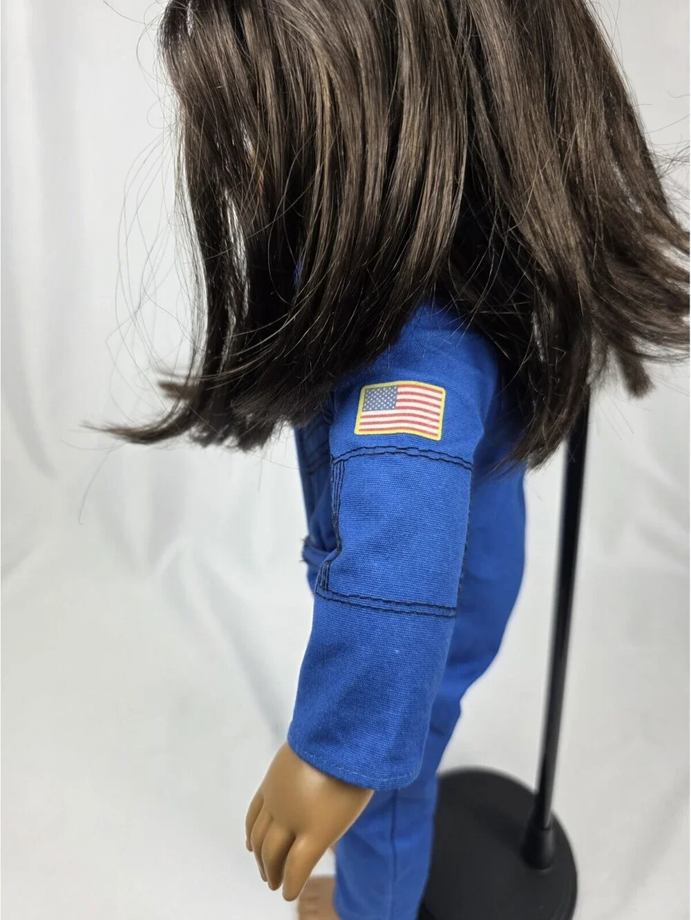 American Girl Luciana Vega Doll Girl of the Year 2018 Blue Flight Suit GUC